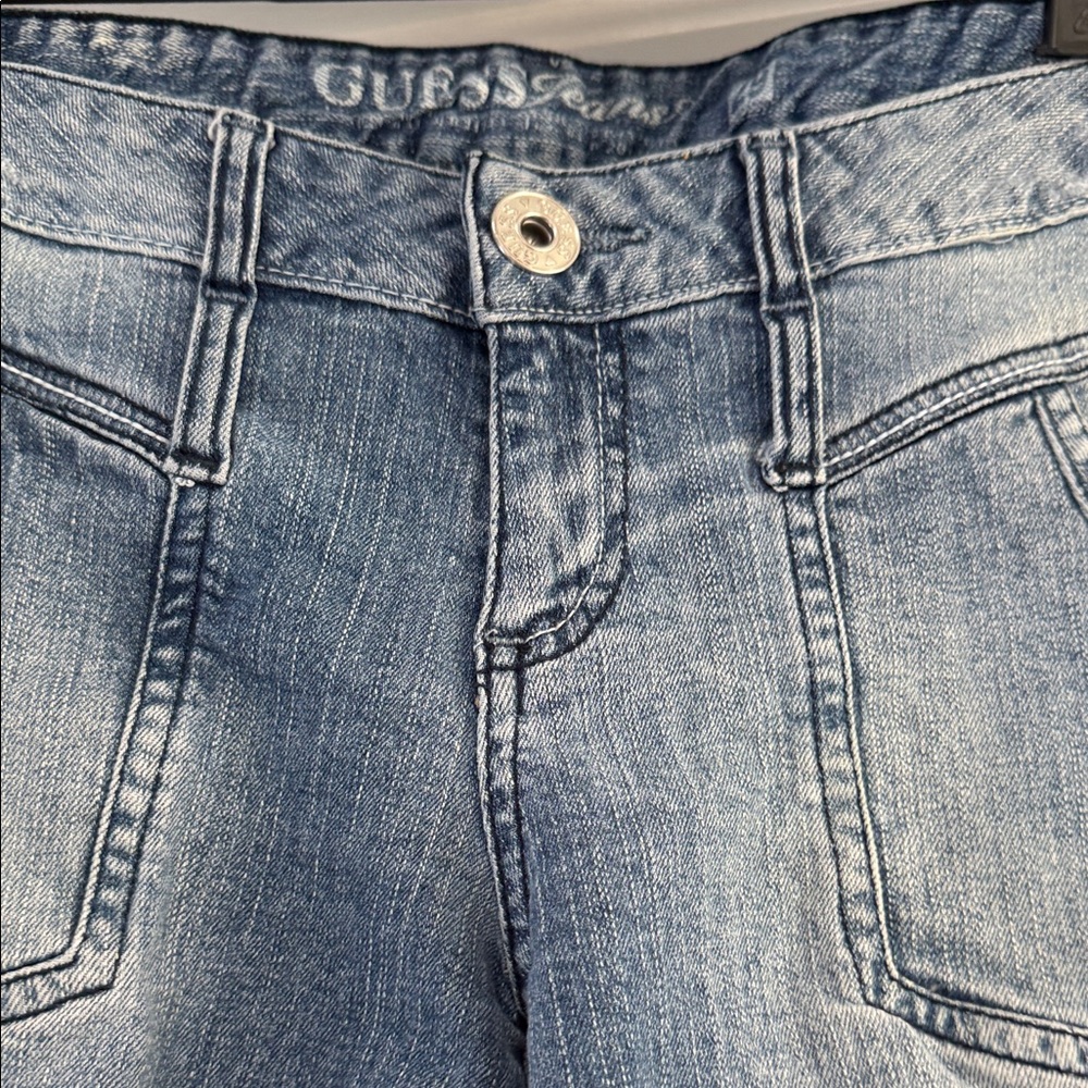 Guess Women's Light Blue Jean Shorts - Picture 2 of 4